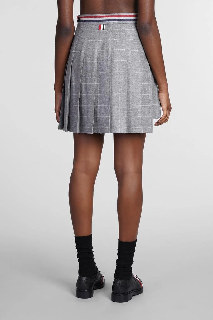 商品Thom Browne|Thom Browne Skirt In Grey Wool,价格¥6562,第3张图片详细描述