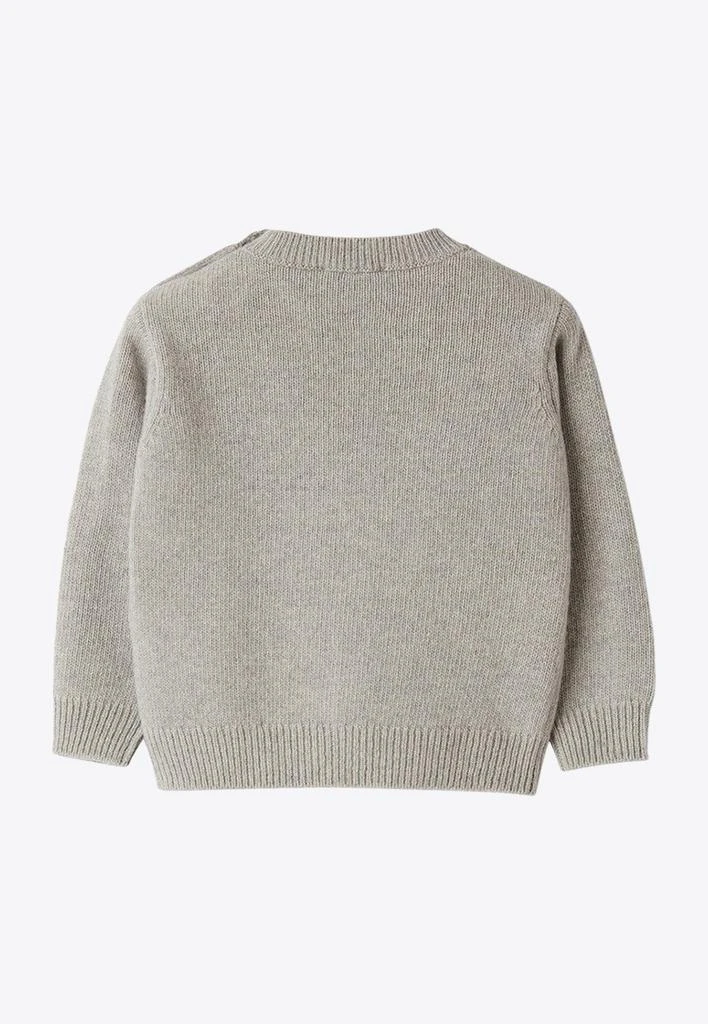 商品IL GUFO|Babies Logo Intarsia Wool Sweater,价格¥1247,第2张图片详细描述