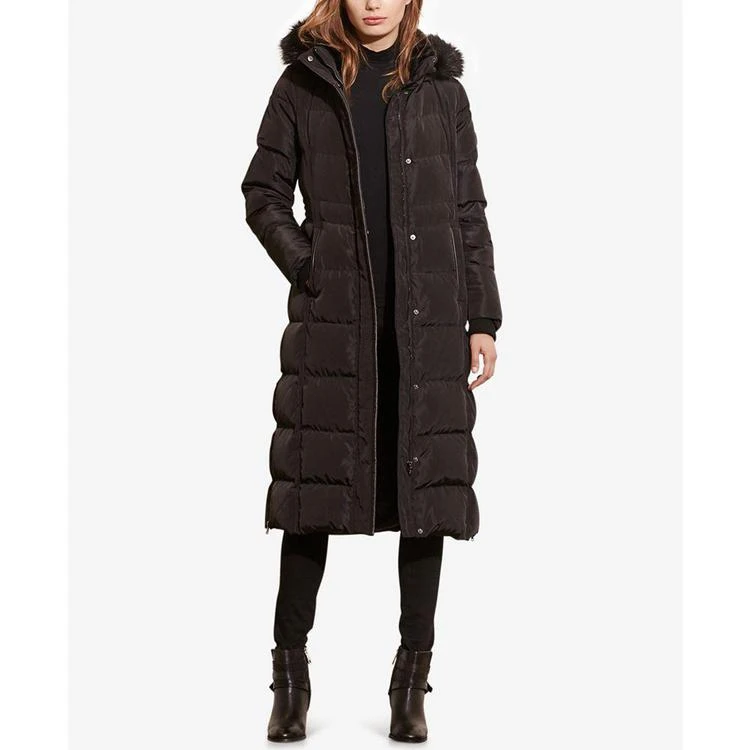 Faux-Fur Quilted Puffer Maxi Down Coat 商品