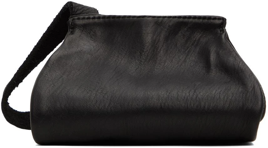 商品guidi|Black Leather Messenger Bag,价格¥3393,第1张图片