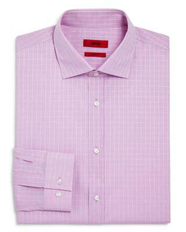 商品Hugo Boss|HUGO Enderson Check Slim Fit - Modern Fit Dress Shirt,价格¥748,第1张图片