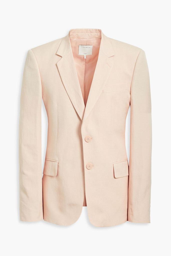 商品Sandro|Slub linen-blend blazer,价格¥1286,第1张图片