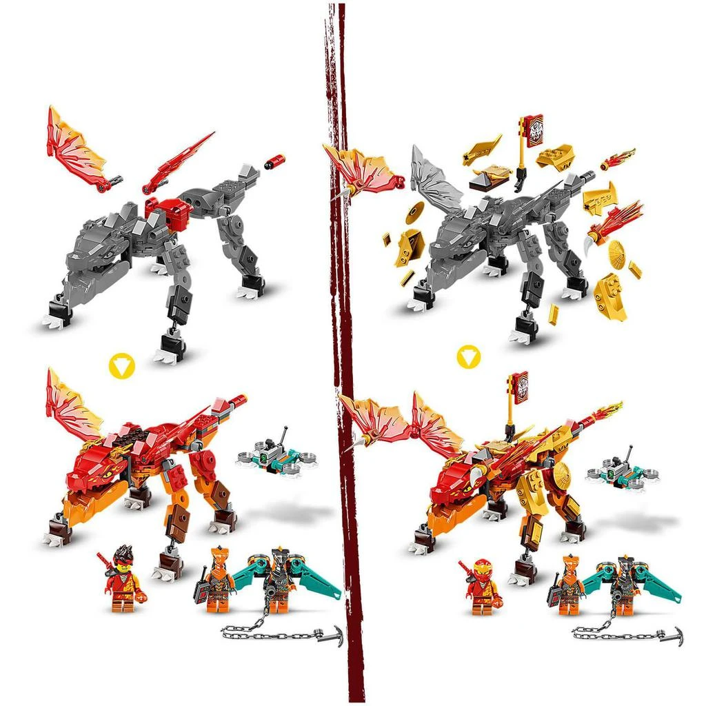 LEGO NINJAGO: Kais Fire Dragon EVO Toy Figure Set (71762) 商品
