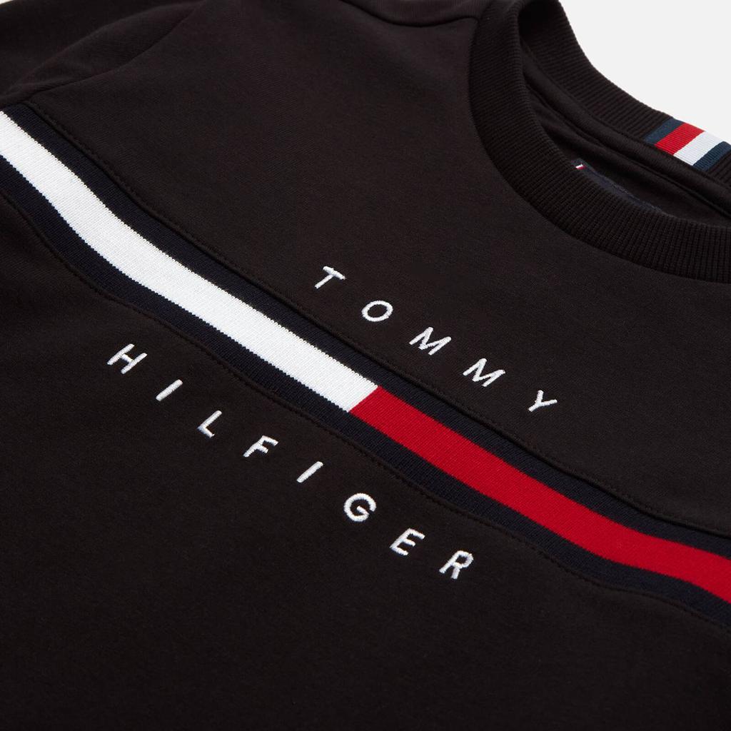 Tommy Hilfiger Boys' Flag Rib Insert Sweatshirt - Black商品第3张图片规格展示