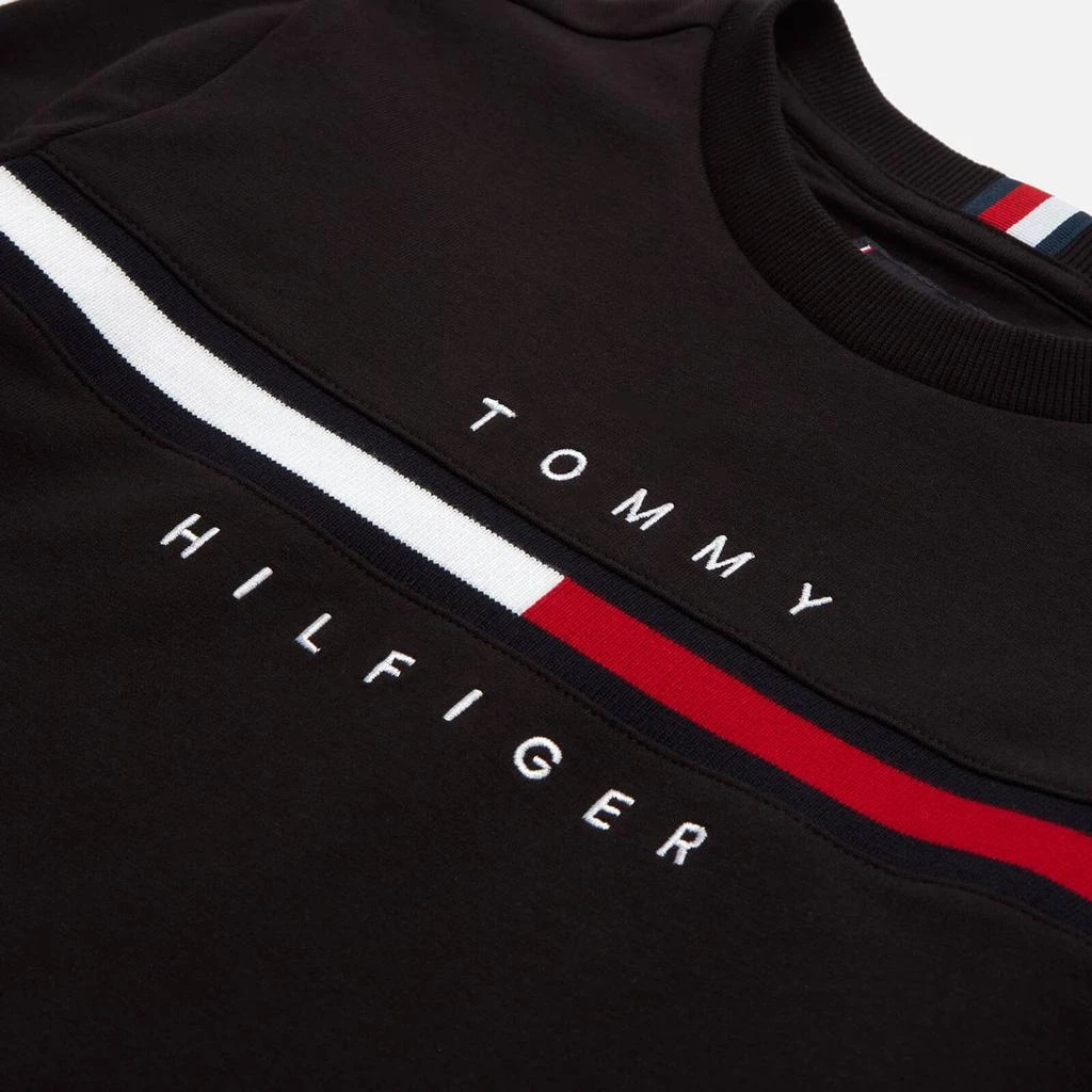 商品Tommy Hilfiger|Tommy Hilfiger Boys' Flag Rib Insert Sweatshirt - Black,价格¥286,第3张图片详细描述