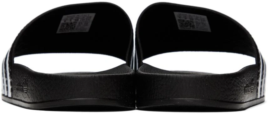 商品Adidas|Black & White Adilette Slides,价格¥211,第2张图片详细描述