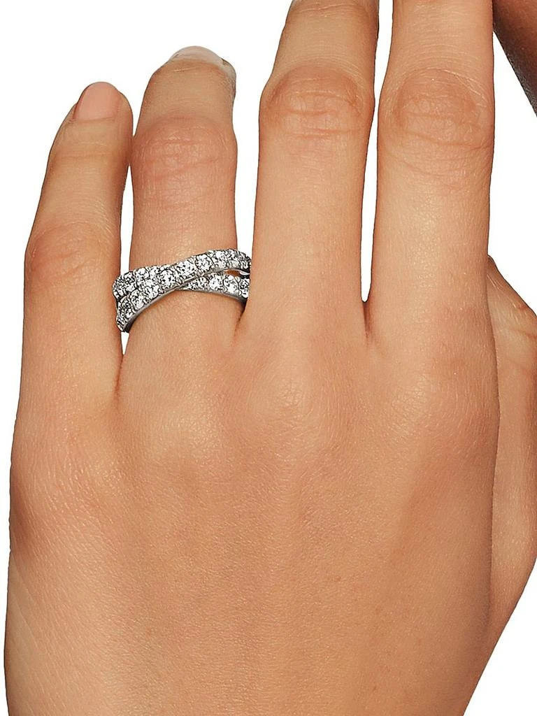 商品David Yurman|DY Crossover Band Ring in Platinum,价格¥53257,第3张图片详细描述