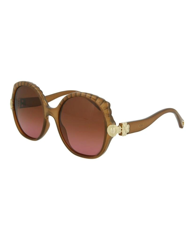 商品Chloé|Round-Frame Acetate Sunglasses,价格¥862,第2张图片详细描述