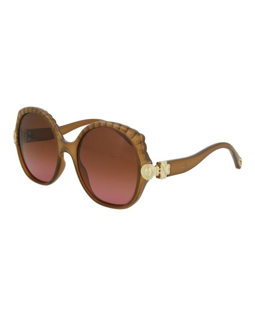 商品Chloé|Round-Frame Acetate Sunglasses,价格¥871,第4张图片详细描述