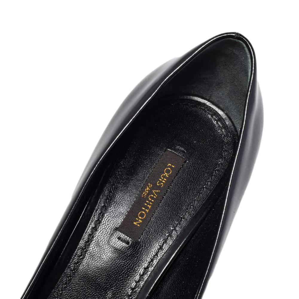 Louis Vuitton Black Patent Leather Pumps Size 38.5 商品