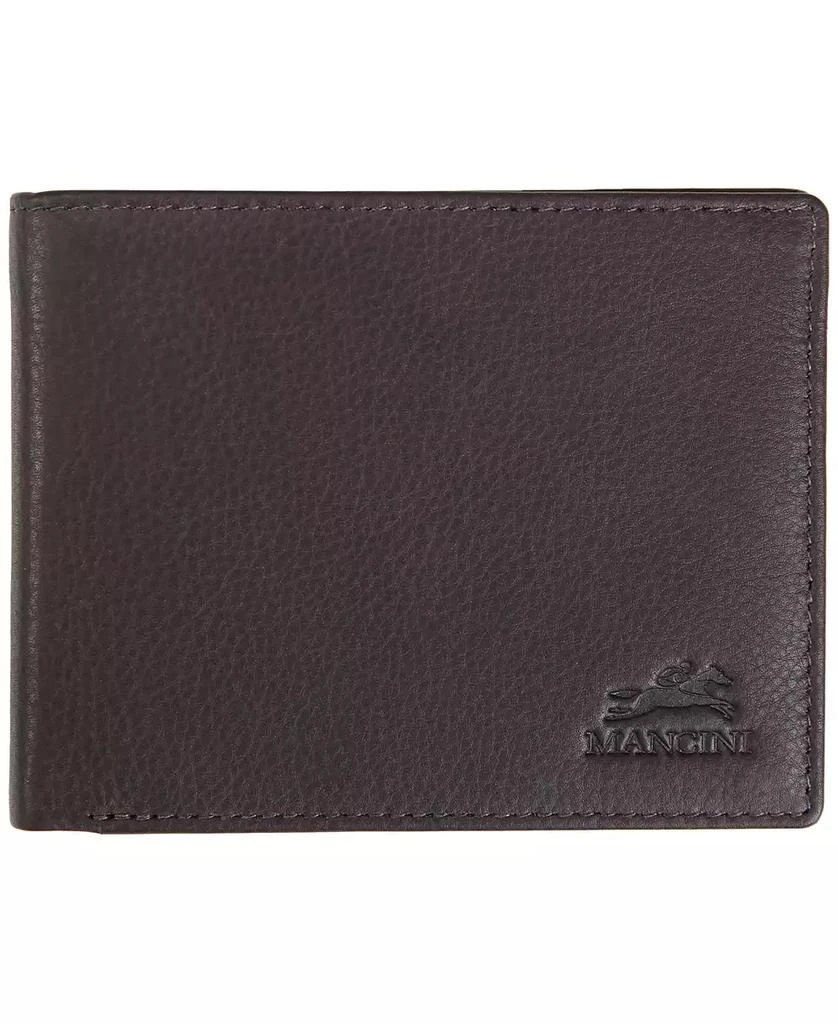 商品Mancini Leather Goods|Men's Monterrey Collection Left Wing Wallet,价格¥163,第1张图片
