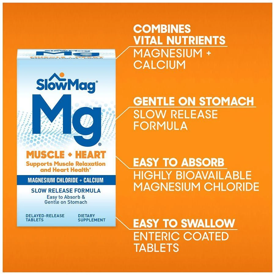 Muscle + Heart Magnesium Chloride with Calcium Supplement 商品