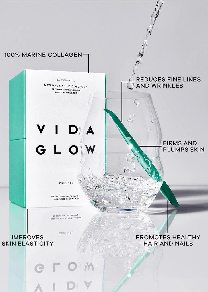 商品Vida Glow|Natural Marine Collagen Sachets Pineapple,价格¥418,第4张图片详细描述