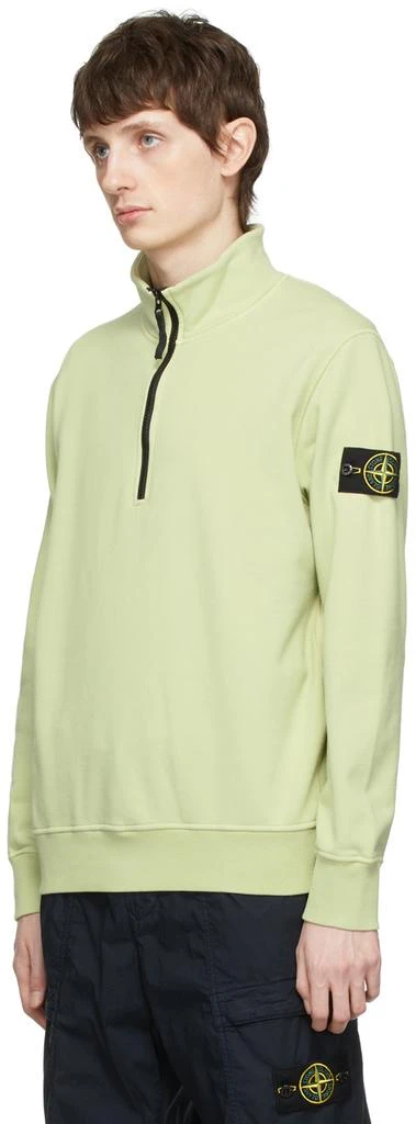 商品Stone Island|Green Cotton Sweater,价格¥1712,第4张图片详细描述