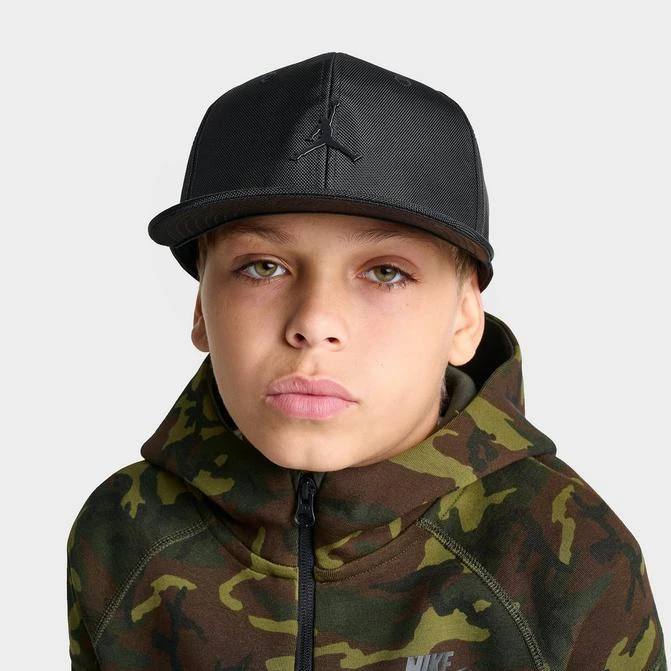 商品Jordan|Big Kids' Jordan Metal Jumpman Snapback Hat,价格¥189,第1张图片