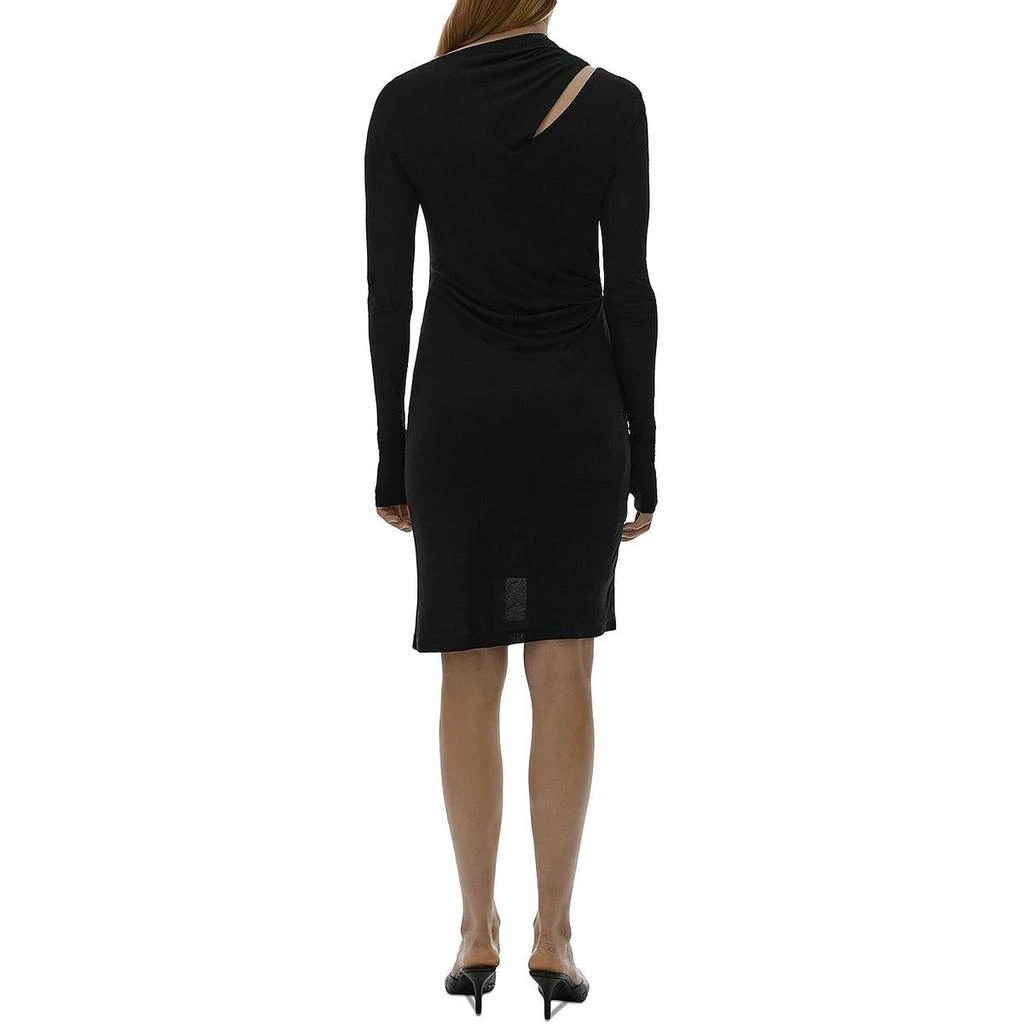 商品Helmut Lang|Scala Womens Asymmetric Above Knee Sheath Dress,价格¥783,第1张图片详细描述