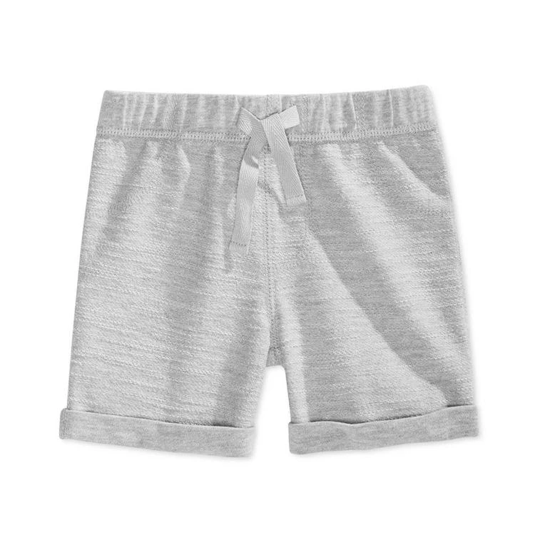 商品First Impressions|Heathered Pull-On Shorts, Baby Boys (0-24 months), Created for Macy's,价格¥20,第1张图片