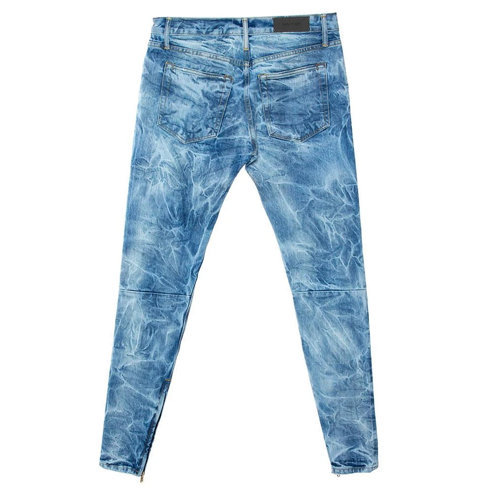 商品[二手商品] Fear of god|Fear Of God Indigo Acid Washed Denim Slim Fit Selvedge Jeans M,价格¥2997,第2张图片详细描述