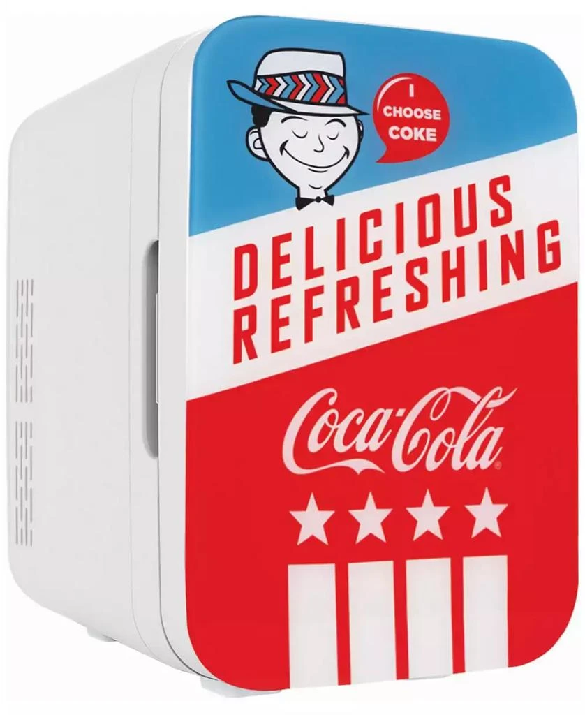 商品Cooluli|Coca-Cola Americana-10L Compact Thermoelectric Cooler And Warmer Mini Fridge,价格¥606,第1张图片