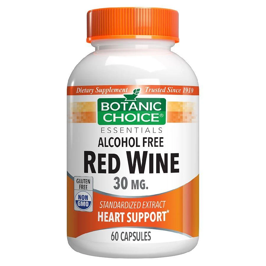 商品Botanic Choice|Red Wine Extract 30mg,价格¥90,第1张图片