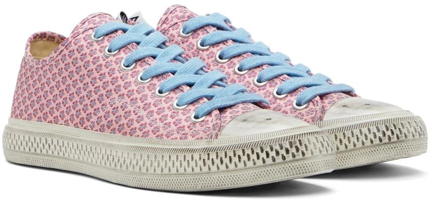 商品Acne Studios|Pink & Blue Ballow Jacquard Alina Sneakers,价格¥1489,第4张图片详细描述