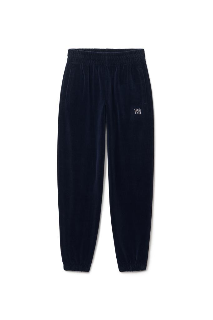 商品Alexander Wang|HOTFIX LOGO SWEATPANT IN VELOUR,价格¥1432,第1张图片