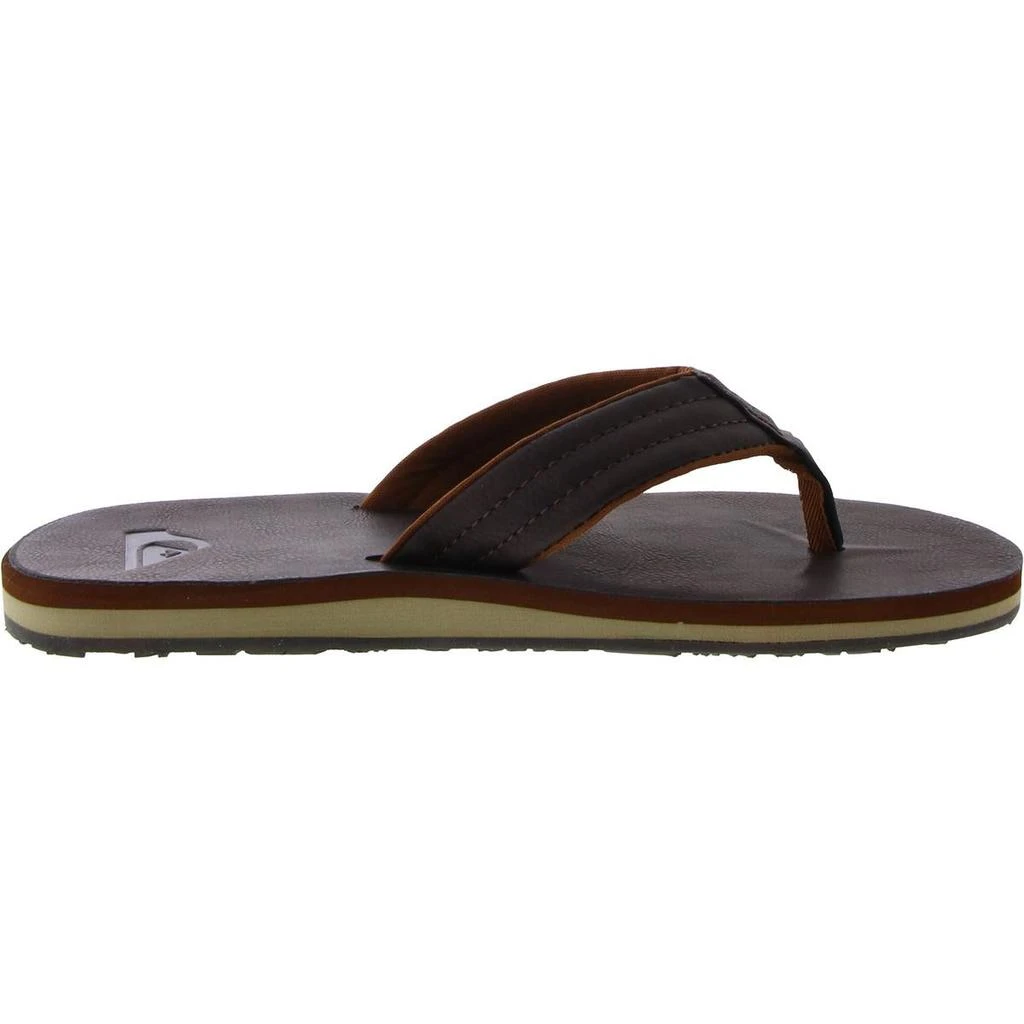 商品Quiksilver|Carver Youth Boys Big Kid Slip On Thong Sandals,价格¥215,第2张图片详细描述