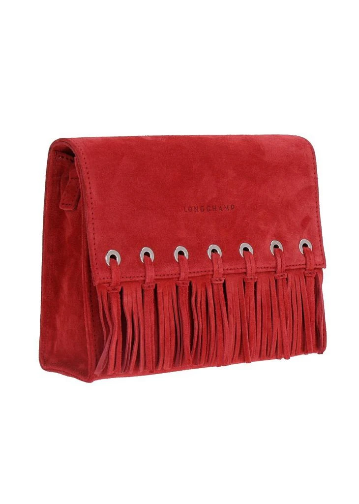 商品Longchamp|Longchamp Fringe Detailed Shoulder Bag,价格¥2859,第3张图片详细描述