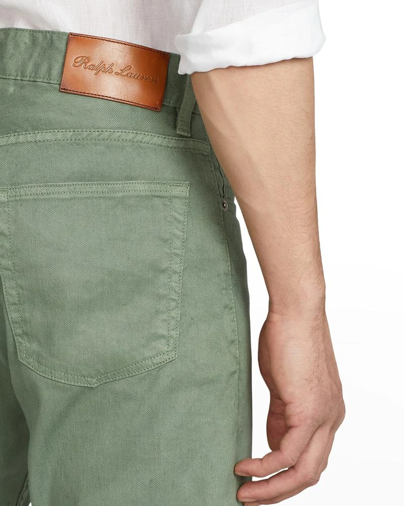商品Ralph Lauren|Men's Slim Fit Linen-Cotton Stretch Jeans,价格¥2224,第5张图片详细描述