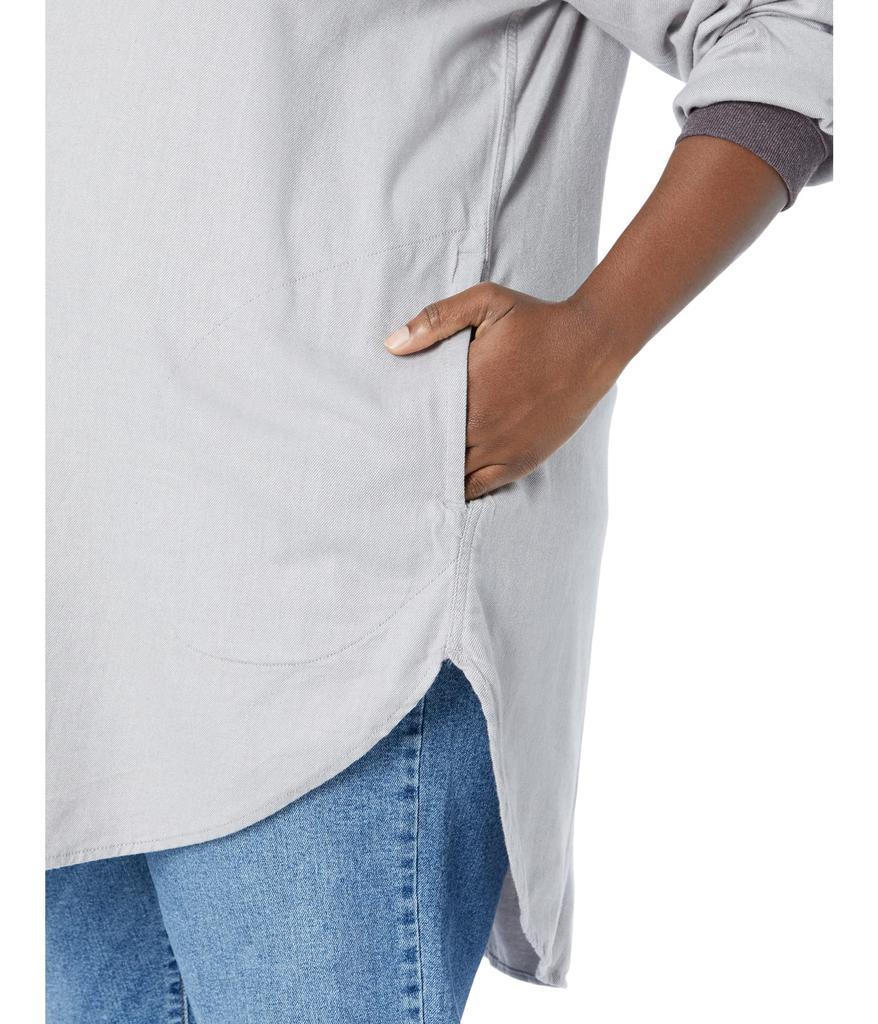 商品Carhartt|Plus Size Rugged Flex® Relaxed Fit Midweight Flannel Long Sleeve Plaid Tunic,价格¥447,第5张图片详细描述
