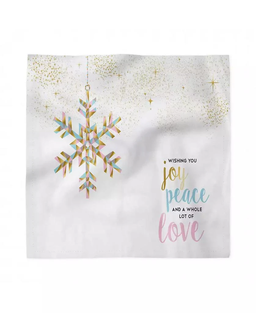 商品Ambesonne|Joy Set of 4 Napkins, 12" x 12",价格¥149,第2张图片详细描述