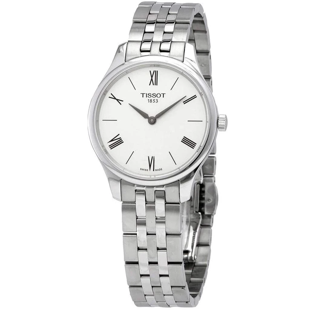 商品Tissot|Tissot Women's Watch - T-Classic Tradition 5.5 Silver Dial Bracelet | T0632091103800,价格¥1328,第1张图片