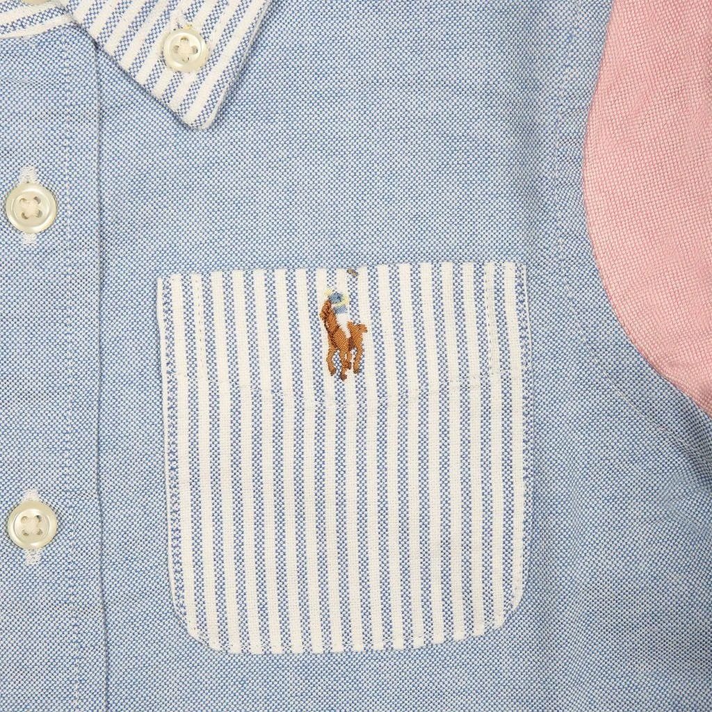 商品Ralph Lauren|Multicolored Shirt For Babies With Logo,价格¥991,第3张图片详细描述