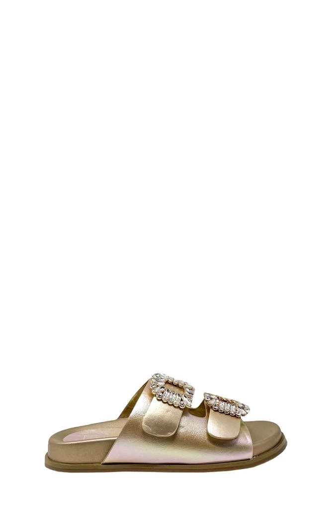 商品SHUSHOP|Kids' Bridget Rhinestone Buckle Slide Sandal,价格¥183,第4张图片详细描述