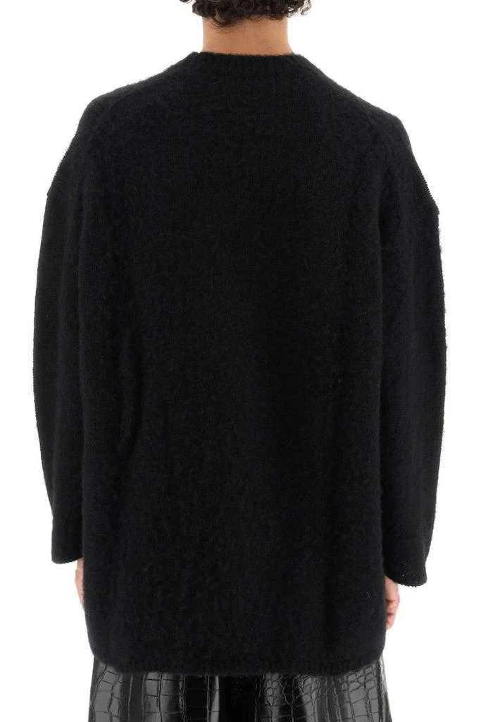 商品Comme des Garcons|Comme des garcons homme plus oversized carded wool sweater with jacquard lettering,价格¥3851,第3张图片详细描述