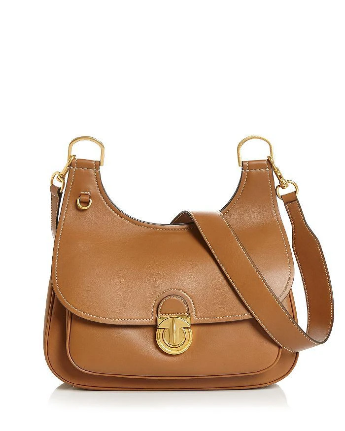 商品Tory Burch|James Medium Leather Saddle Bag,价格¥5223,第1张图片