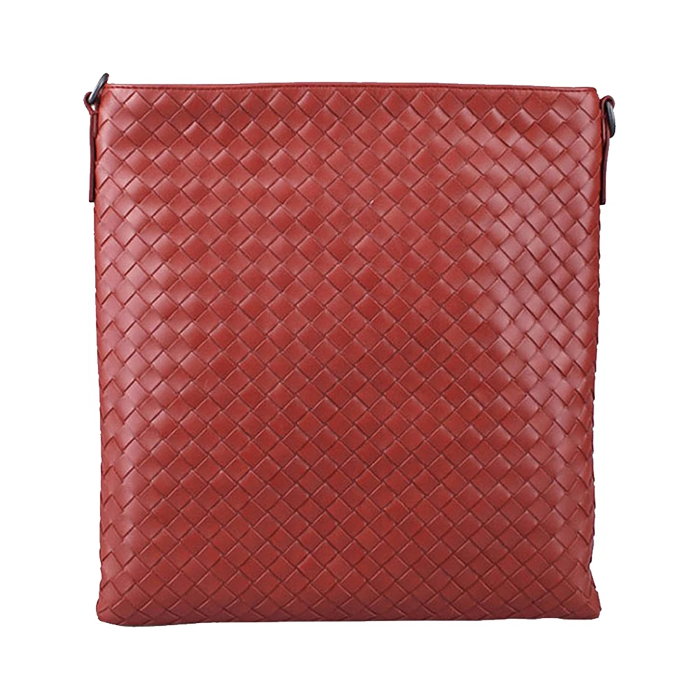 商品[国内直发] Bottega Veneta|BOTTEGA VENETA 女士红色编织斜跨单肩包 276357-V465C-6380,价格¥6356,第1张图片