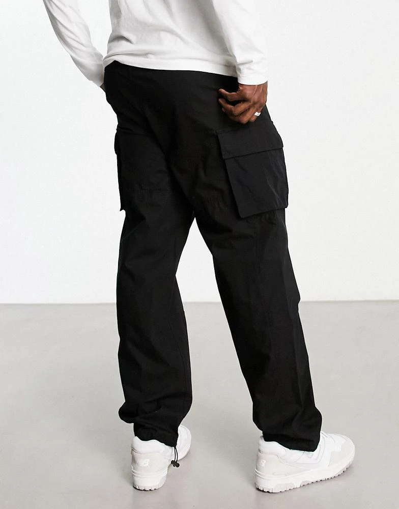 商品Calvin Klein|Calvin Klein lounge jogger in black with logo waistband,价格¥617,第2张图片详细描述