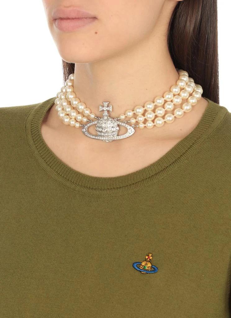 商品Vivienne Westwood|Silver Orb Necklace,价格¥3814,第3张图片详细描述