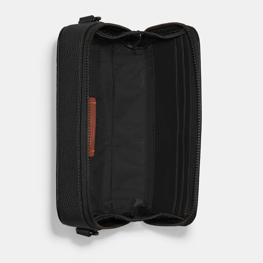商品Coach|Charter Slim Pebbled Leather Cross-Body Bag,价格¥2598,第4张图片详细描述