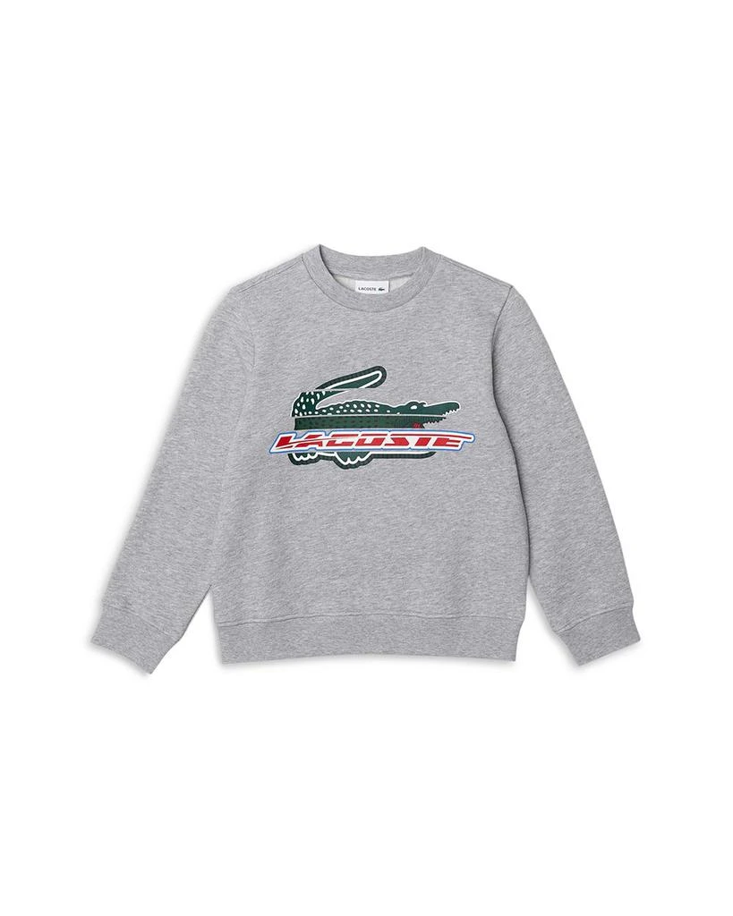 商品Lacoste|Unisex Kids' Lacoste Organic Cotton Fleece Sweatshirt - Little Kid, Big Kid,价格¥589,第1张图片