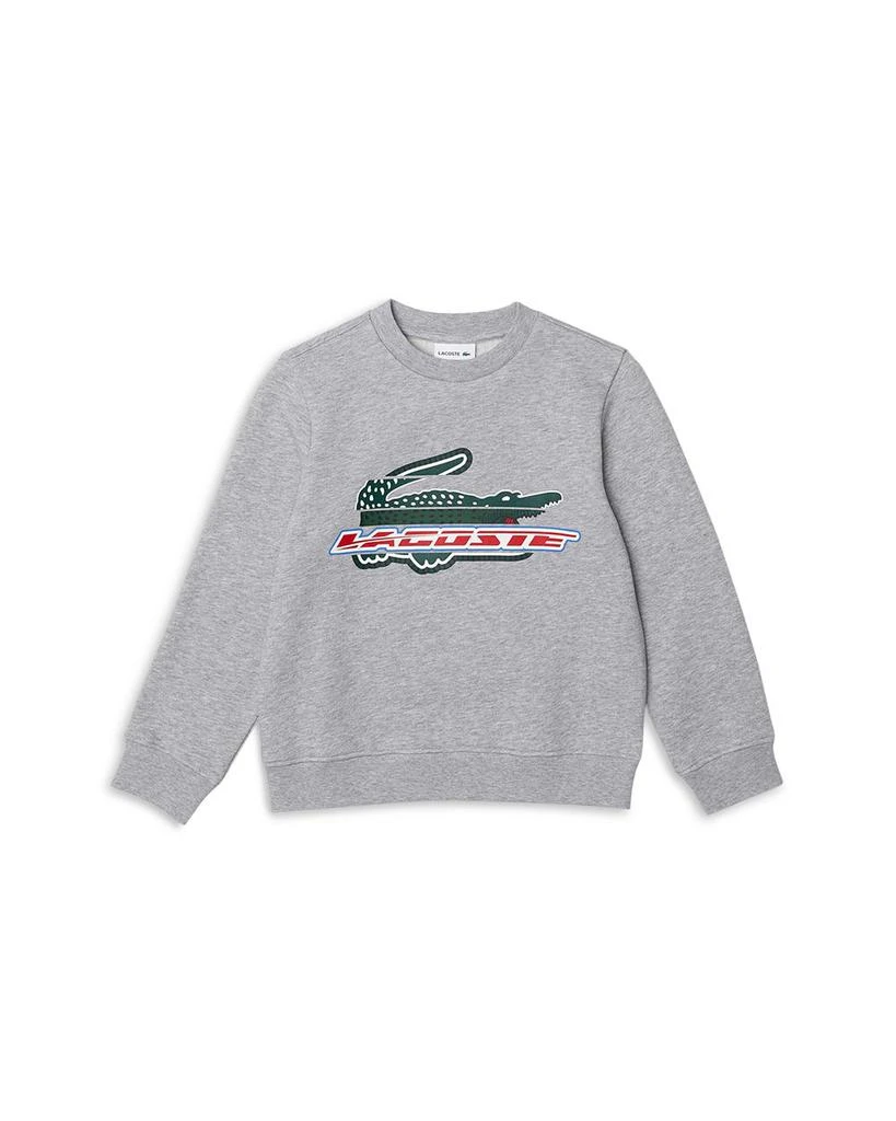 商品Lacoste|Unisex Kids' Lacoste Organic Cotton Fleece Sweatshirt - Little Kid, Big Kid,价格¥599,第1张图片详细描述