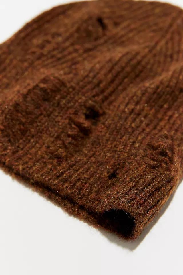商品Urban Outfitters|Jax Distressed Knit Beanie,价格¥35,第5张图片详细描述