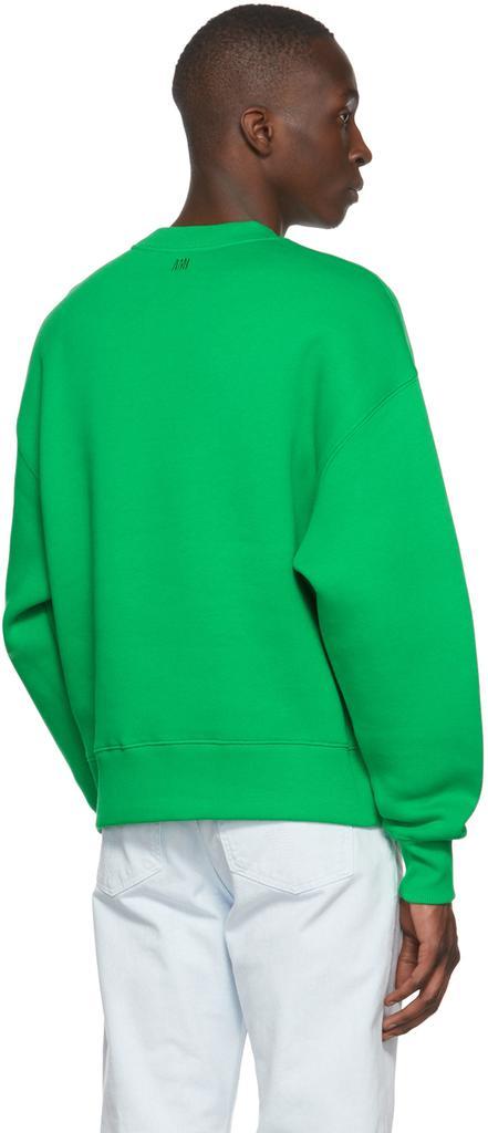 商品AMI|Green Cotton Sweatshirt,价格¥2313,第5张图片详细描述