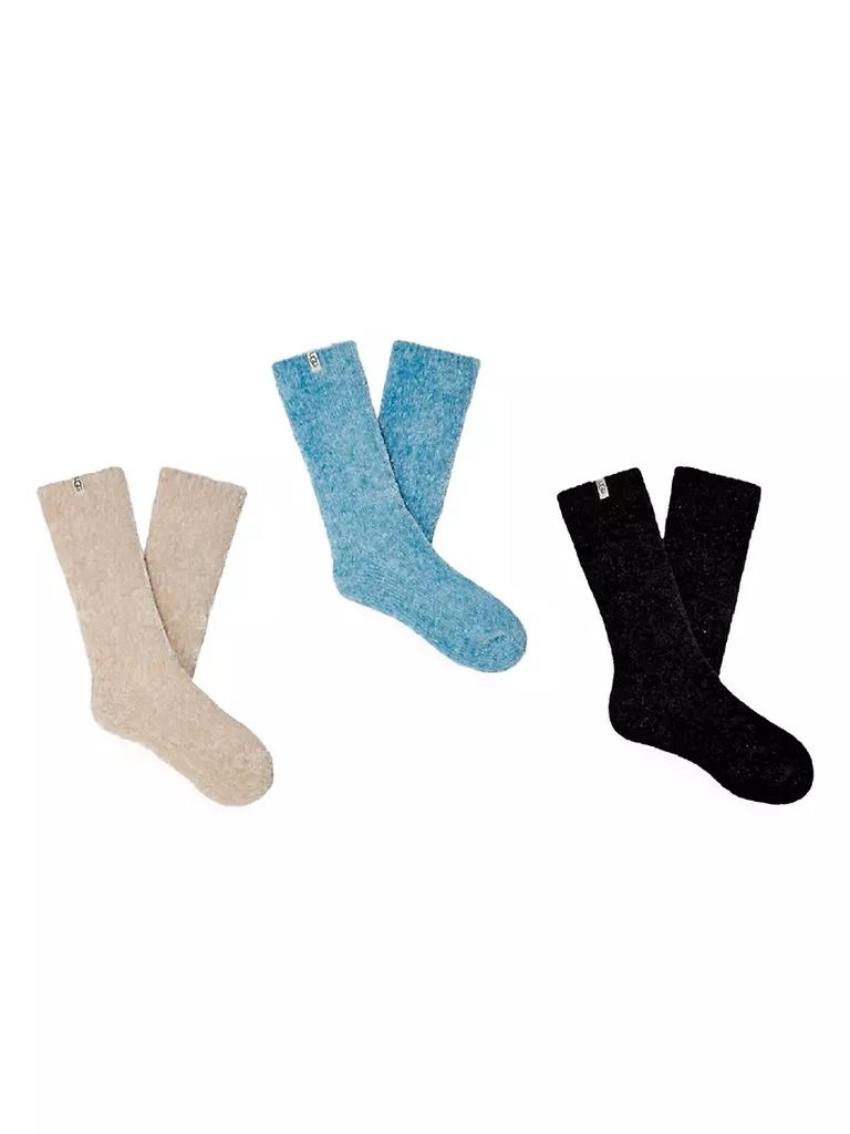 商品UGG|3-Pack Leda Sparkle Crew Socks,价格¥334,第1张图片