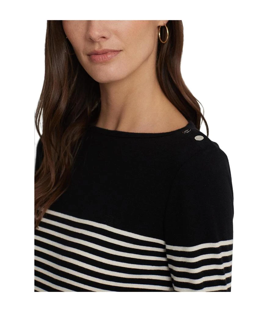 商品Ralph Lauren|Striped Cotton Boatneck Dress,价格¥913,第3张图片详细描述