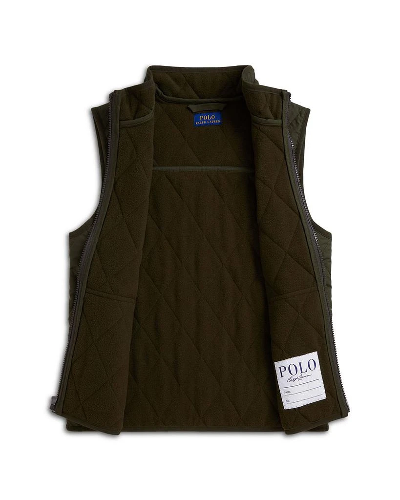 商品Ralph Lauren|Boys' Fleece Lined Quilted Vest - Big Kid, Little Kid,价格¥722,第3张图片详细描述