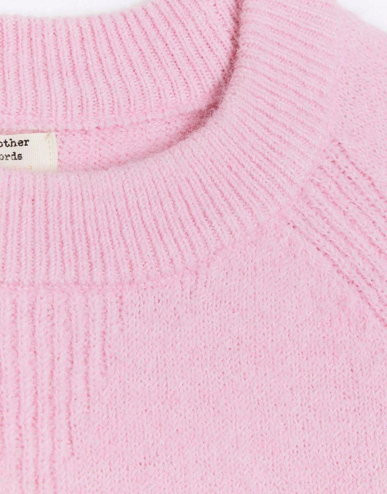 商品River Island|River Island Knitted oversized jumper in pink - bright,价格¥292,第4张图片详细描述