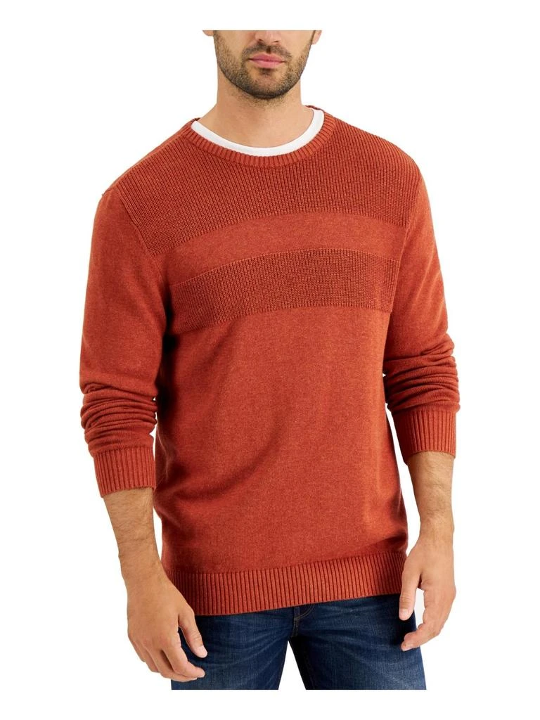 Mens Cotton Ribbed Trim Sweater 商品