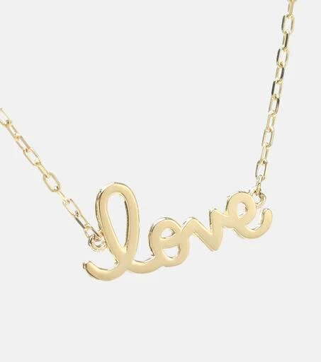 商品Sydney Evan|Love 14kt yellow gold necklace,价格¥3265,第4张图片详细描述